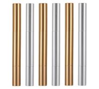 Vaguelly Set da 6 Tubi Vuoti per Lucidalabbra 3 Ml in Plastica Resistente, Pennello Applicatore, Design Antigoccia e Leggero, per Viaggi e Contenitori Cosmetici Ricaricabili