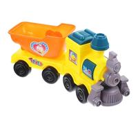 Vaguelly Set da Gioco da Spiaggia per Trenino Giocattolo, Secchiello e Accessori in Plastica Resistente, Kit Giocattoli Estivi per Sabbiera e Attività All’aperto Colore Colore Casuale