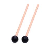 Vaguelly Set di 2 Bacchette per Percussioni Xilofono Testa in Gomma, Bastoncini per Marimba e Tamburi a Lingua, Accessori Musicali per Performance e Studio
