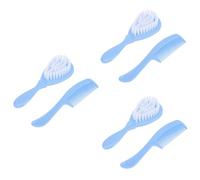 Vaguelly Set Di 3 Pettini Per Bambini Pettine Per Taglio Massaggiatore Design Circolare Con Denti Non Dannosi