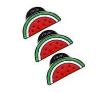 Vaguelly Set di 3 Spille Cocomero in Lega Leggere e Portatili Design Cartone Animato Unico, Perfette per Abbigliamento e Accessori Estivi alla Moda