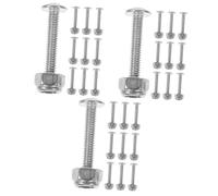 Vaguelly Set Di 3 Viti Con Dado Per Tavolo Da Calcio Balilla Robuste Viti Di Fissaggio in Metallo Hardware Essenziale Per Il Montaggio Del Tavolo Da Calcio Balilla 10 Pezzi * 3