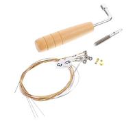 Vaguelly Set di Picchetti Vite per Corde di Lira in Legno e Metallo, Accessorio Sicuro e Facile da Usare per Accordatura della Lira, per Musicisti