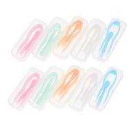 Vaguelly Set di Strumenti per Lenti a Contatto Kit Completo con Custodia 10 Pezzi con Pinzette e Ventosa in ABS, Leggero e Facile da Pulire Colore Casuale per Uso