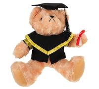 Vaguelly Simpatico orsetto di peluche con berretto da dottore, ideale per asili, scuole superiori e università, memorabile per la stagione delle lauree.