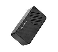 Vaguelly Soundbar USB per Laptop Subwoofer Integrato Altoparlante Mini per Audio e Chiaro Compatibile Computer Tablet e Telefoni Cellulari