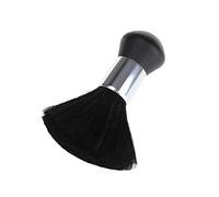 Vaguelly Spazzola Per Capelli Da Parrucchiere in Fibra Sintetica Nera Pennello Professionale Per Taglio e Pulizia Veloce Di Collo e Tessuti Accessorio Essenziale Per Studi Di Acconciatura e