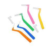 Vaguelly Spazzolini Interdentali A Forma Di L Da 5 Pezzi Spazzolino Da Denti Angolato Ad Angolo Rimozione Della Placca Per La Pulizia Dei Denti Accesso Tra Il Detergente Per Denti