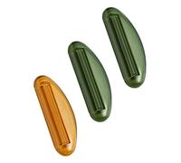 Vaguelly Spremi Tubetto Dentifricio Manuale 3pezzi Abs Resistente per Denti Spremiagrumi Portatile per Spremi Tubetti di Pasta per Denti Colore Casuale