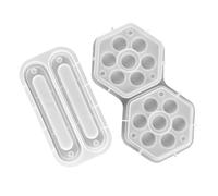 Vaguelly Stampi in Resina per Scatola Dadi Esagonali 2 Pezzi, Silicone Riutilizzabile per Giochi e Decorazioni Versatili, per Progetti di Colata Multipli