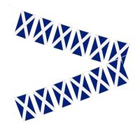 Vaguelly Striscione Bandiere Scozzesi in Poliestere Resistente 2 Pezzi Bandiera Appesa Colorata per Feste e Decorazioni da Giardino Stringa Bandiere Scozia per Eventi All’Aperto