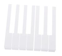 Vaguelly Strumento la Riparazione del Pianoforte 2 Pezzi Copritasti Plastico Bianco Accessori Pratici per Tastiera Pianoforte Verticale