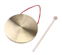 Vaguelly Strumento Musicale Gong di Rame con Martelletto Rotondo Percussione Portatile per Opera e Sviluppo Uditivo Suono e Vibrante