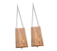 Vaguelly Supporto Da Parete Sospeso in Massello Mensola Per Piante in Vaso e Bonsai Supporto Decorativo Compatto Per Esposizione