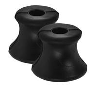 Vaguelly Supporto in Gomma Nero per Diapason 2 Pezzi, Stabile e Resistente, Accessorio per Tuning Fork per Guarigione Chakra e Uso On The Go