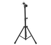 Vaguelly Supporto per piatti Boom: pad per esercizi per batteria silenzioso da 8 pollici con supporto in metallo regolabile, hardware portatile per batteria per principianti, strumenti a percussione