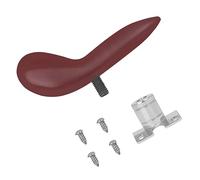 Vaguelly Supporto per Pollice Fagotto Rosso Base Argentata Staccabile, Poggiapollice Ergonomico Antiscivolo Leggero Viti, Accessorio Pratico per Strumenti a Fiato e Legni, per Esercizi