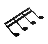 Vaguelly Supporto Per Spartiti Musicali Per Pianoforte in Metallo Per Spartiti Musicali Fermaglio Per Libri Porta Pagine Porta Pagine Per Libri Di Musica Fermaglio Per Tastiera Nero