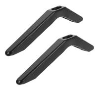 Vaguelly Supporto per Tv da Tavolo Nero in Plastico, Base Stabile e Facile da Installare per Smart Tv da 40-43 Pollici, Design Moderno e Sleek, Set Completo