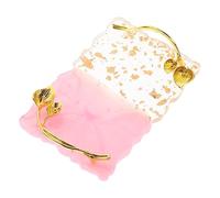 Vaguelly tabellone per unghie makeup kit make up kit accessori make up vanity mirror palet Unghia unghie dei piedi pallet espositore per unghie piatto di miscelazione del trucco resina rosa