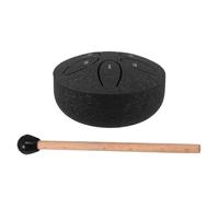 Vaguelly Tamburo in Acciaio Note e Leggero per Yoga da Viaggio e Musicoterapia Mini Strumento Percussione Tascabile Suono Etereo e Design Semplice