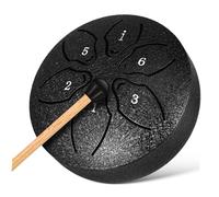 Vaguelly Tascabile Con Note Lingua Strumento Percussione in Metallo e Legno Facile Da Imparare Adatto Per Yoga e Musicoterapia Con Borsa e Bacchette