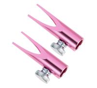 Vaguelly Temperamatite Portatile da 2 Pezzi per Trucco Temperamatite Cosmetico Doppio Slot a U per Matita Sopracciglia Eyeliner e Labbra Affilacoltelli Piccolo e Durevole per Uso