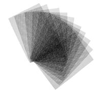 Vaguelly Tessuto a rete per occhi, 10 pezzi: fogli traspiranti in rete per occhi per costumi da furto, per realizzare maschere fai da te, cosplay e creazioni di maschere di animali, 11,79x8,45 pollici