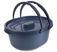 Vaguelly Vaso da Notte per Anziani con Coperchio e Doppia Maniglia, Secchio per Urina Spesso e Resistente, Contenitore per Raccolta Urinaria per Uso Domestico e Camera da Letto