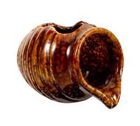 Vaguelly Vaso Decorativo a Cascata Piccolo Fontane di Stagno Caratteristiche Chiaro Fontana fontanini Vaso da Fiori vasetti Piante Vaso circolante Barattolo per Esterno Ceramica