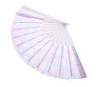 Vaguelly Ventaglio Pieghevole Decorativo per Donne e Ragazze Ventaglio Oxford con Design Vintage per Matrimonio e Feste Facile da Trasportare e Resistente Ventilatore Manuale Portatile
