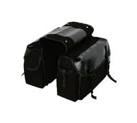 VAHAKKRMVM Borse da Sella per Moto per Shadow 750 per Royal Enfield Bullet Ctx Borsa Sella Motocicletta Borsa Viaggio Impermeabile Motocicletta Borse Laterali Attrezzi(Nero)
