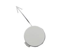 VAHAKKRMVM Copertura del Gancio di Traino per Golf 6 MK6 2009-2013 Paraurti Anteriore Copertura Gancio Traino Copertura Gancio Trazione 5K0807241 5K0807241(Bianco)