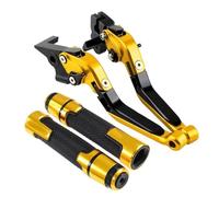 VAHAKKRMVM Moto Freno Frizione Cravatta Pieghevole Leva Telescopica Manubrio End Grips Per Suzuki Per GIXXER 250 SF Per GIXXER 150 125 SF250 2020-2023 Parti(7)
