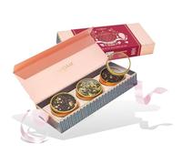 VAHDAM, BLUSH - Set regalo di tè assortiti, 3 tè in una confezione regalo da campionatore di | 100% di ingredienti naturali - Regali di per donne e mamma, nonna
