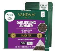 VAHDAM Te Nero Darjeeling (100 Bustine) | Forte, Robusto e Aromatico | Darjeeling Tea Second Flush | The Nero in Bustina