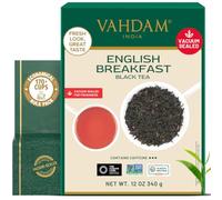 VAHDAM, Te Nero Sfuso English Breakfast (340g, 170+ Tazze) Te in Foglie Forte, Robusto e Aromatico