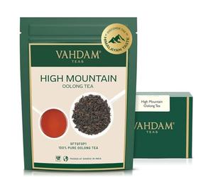 VAHDAM, Tè Oolong di Alta Quota dall'Himalaya (100g, 50 Tazze) Te Oolong Forte e Robusto | Sottovuoto | Da Preparare Caldo, Freddo o Come Te Kombucha