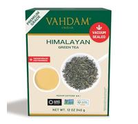 VAHDAM, Tè Verde in Foglie dall'Himalaya (170+ Tazze, 340g) | Thè Verde di Alta Quota Direttamente dall'Himalaya | Sottovuoto | Puro Te Verde in Foglie Monorigine di Prima Qualità