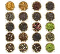 VAHDAM, Tea and Herbal Tea Set | 20 Teas, 100 Servings | Black, Green, Oolong, W