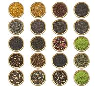 VAHDAM, Tea and Herbal Tea Set | 20 Teas, 100 Servings | Black, Green, Oolong, White, Chai and Herbal Tea | 20 Bundled Bags | Make Hot Iced Tea or Kombucha