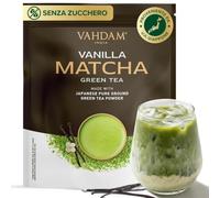 VAHDAM, The Matcha Vaniglia 100g | Matcha di Uji e Vaniglia del Madagascar | Completamente Naturale Matcha Polvere, Senze Zucchero | Senza Additivi