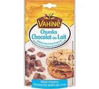 Vahine - Sacchetti di cioccolato al latte Chunks 100 g - Morsi gourmet per cuocere - autentico sapore di cioccolato - 4 pezzi