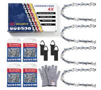 Vahlbeste 4 Catena per Motosega 3/8" 1,1mm 52Maglie 35cm per DUC353 UC3541A | Compatibile con Makita EA3201S, Einhell GP-LC 36/35 Li, Bosch AKE3000, AKE 1835 S, Husqvarna 535i XP, Oregon, Dolmar e Altri