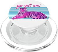 Vai a prendermi Tiger Striped PopSockets PopGrip per MagSafe
