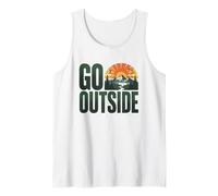 Vai Fuori Montagna Alba Paesaggio Tipografia Canotta