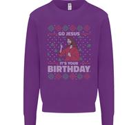 Vai Gesù È Il Tuo Compleanno Divertente Natale Felpa Per Bambini