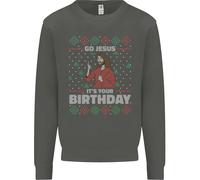 Vai Gesù È Il Tuo Compleanno Divertente Natale Felpa Per Bambini