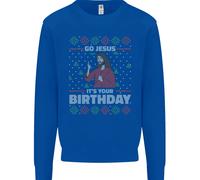 Vai Gesù È Il Tuo Compleanno Divertente Natale Felpa Per Bambini