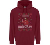 Vai Gesù È Il Tuo Compleanno Divertente Natale Uomo Felpa